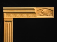 Classic Shell accents w Guioche Frieze and Fluted Pilaster