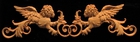 Wood Onlay - Wide - Venetian (Winged) Lions