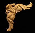 Onlay - Corner, Acanthus Volutes