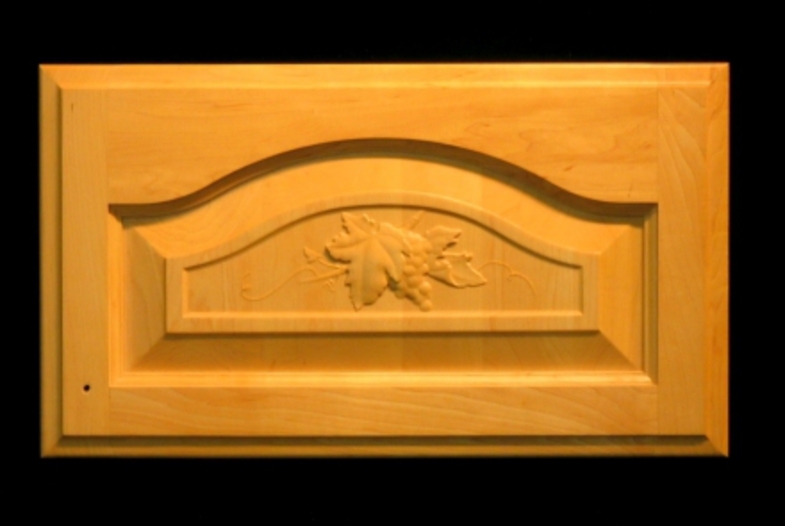 Carved Grapes in Panel Door | Cabinetry and Doors