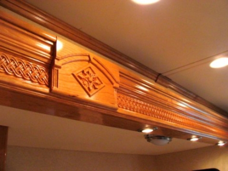 Beaver Coach, Patriot, Fascia carving, frieze and center block | Recreational Vehicles, RVs and Bus Conversions