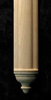 Applique Pilaster - Acanthus Capital w Profiled Pilaster