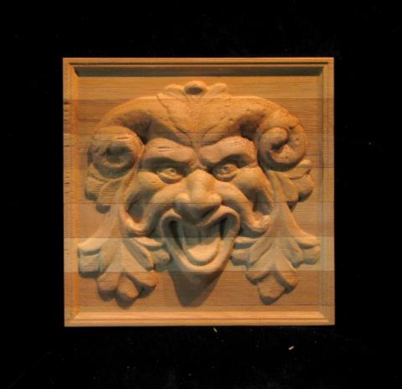 Green Man Garden Art Panel | Whimsical Art, Medallions, and Client Projects