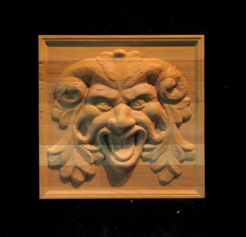 Green Man Garden Art Panel | Whimsical Art, Medallions, & Client Projects