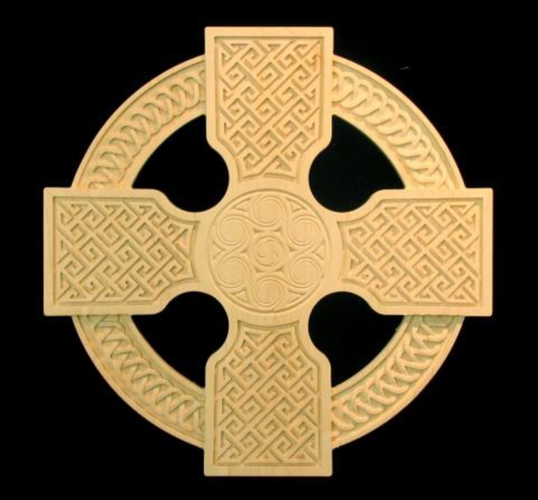 Gift - Carved Celtic Ringed Cross, 20