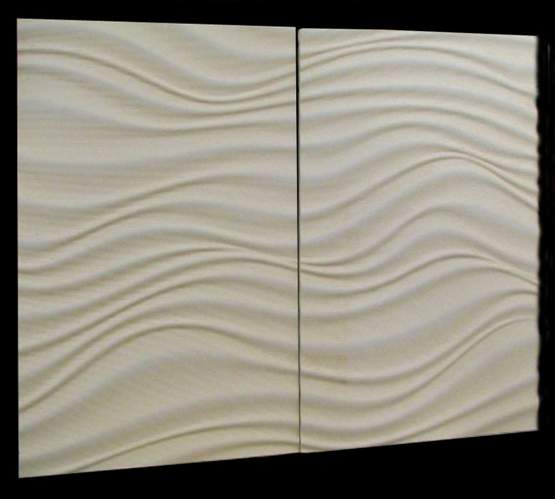 Carved Cecorative Panel - Water Flow | Textured Panels and Panelling - TG-3D,  FZ-3D