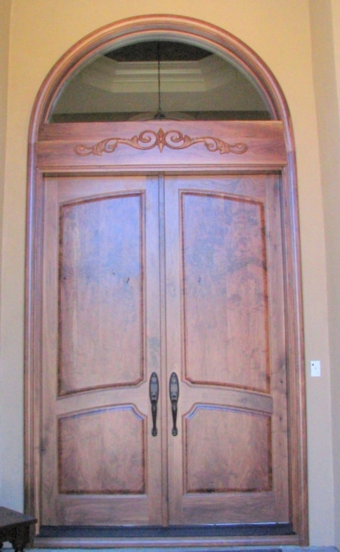 Carved Applique for door header - Philyaw Residence | Window, Door, and Ceiling Trim