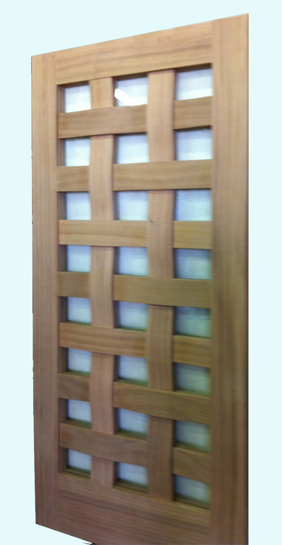 Woven Door 2 - White Bird Doors