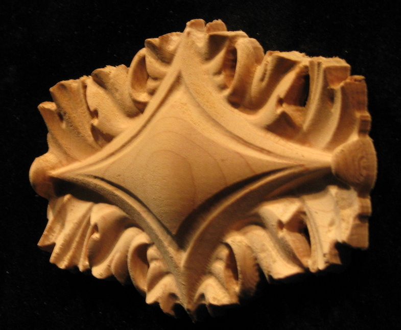 Onlay - Acanthus Double Leaf - Pierced