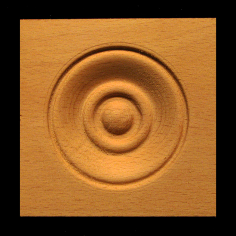 Corner Block - Classic Bullseye style #6 size 2.5
