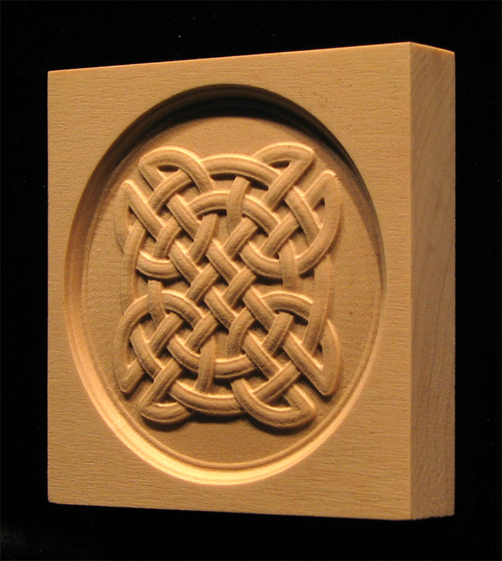 Corner Block - Celtic Knot Circle