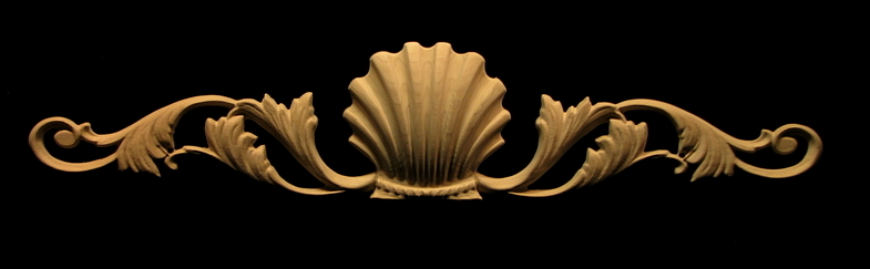 Onlay - Wide - Classic Shell w Scrolls