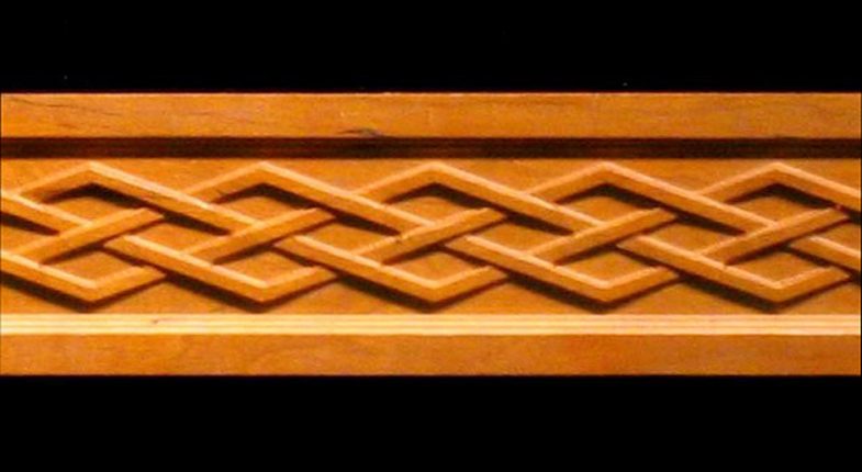 Frieze Moulding - Celtic Diamond Weave