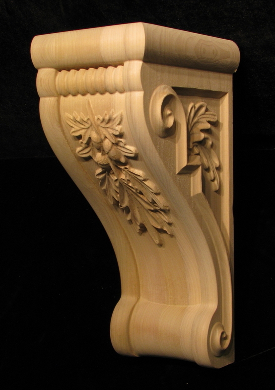 Corbel - Oak Leaves - Custom | Corbels , Brackets, and Plinths