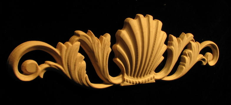 Onlay - Wide - Classic Shell w Scrolls