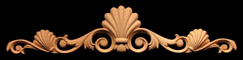 Onlay - Wide - Jubilee Shell with Scrollwork