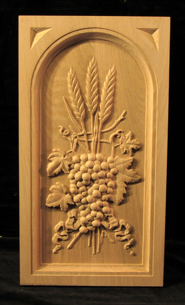 Grapes and Wheat Panel | Church and Religious Themes
