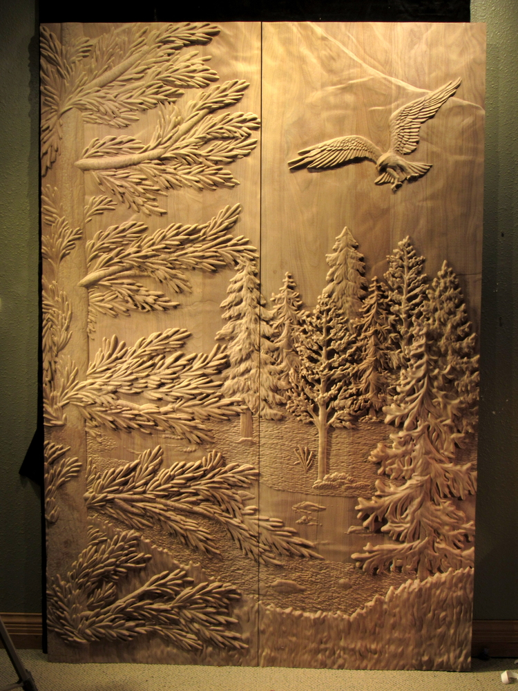 Osprey and Mountain Fridge Panels | Animals and Landscape Panels