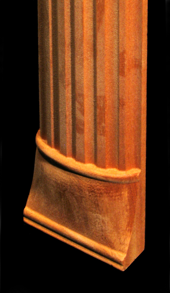 Pilaster - Round Fluting w Squared Top