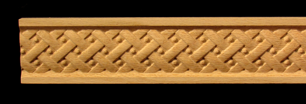 Frieze Moulding - Weave Pattern w Bolts