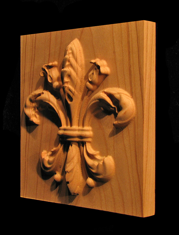 Plaque -  Fleur de Lis #2