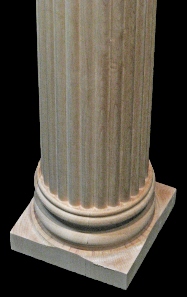 Wooden Column - Full or Half Round - Reeded with Acanthus Capital