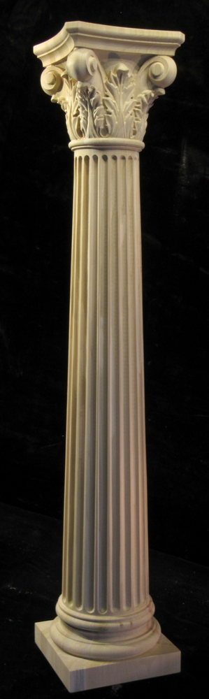 Wooden Column Full or Half Round - Corinthian 6