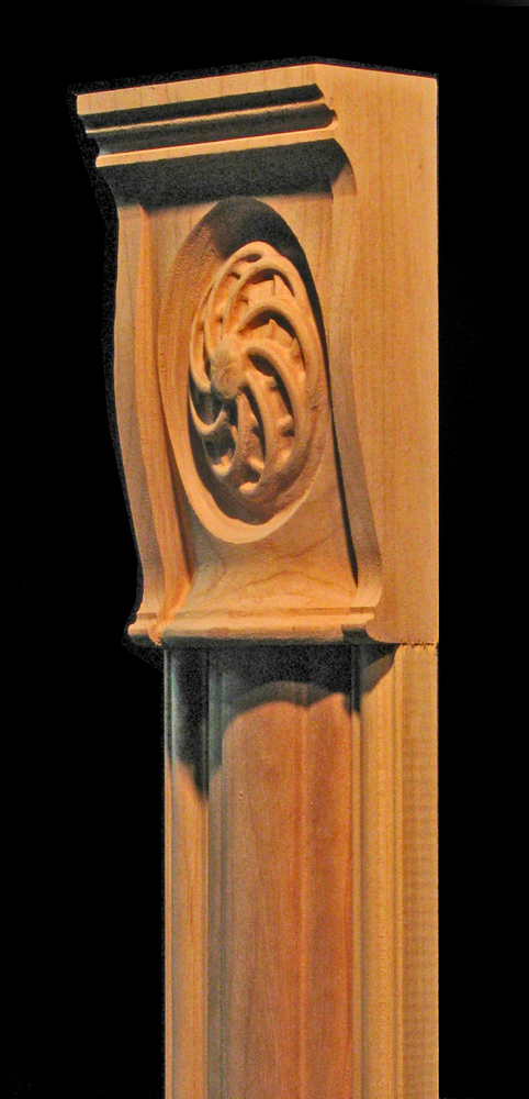 Pilaster - Woven Rings Capital and Profiled base