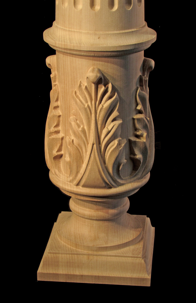 Column - Acanthus Base,  Fluted Body, Corinthian Top - 6