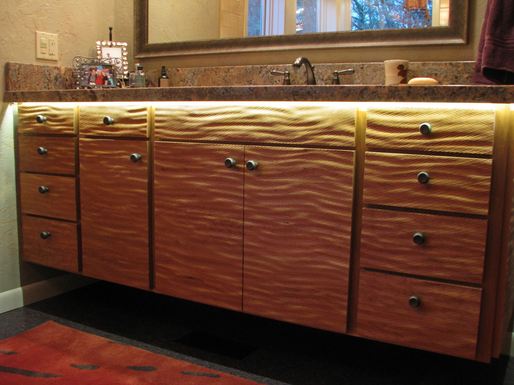 Textured Vanity | Cabinetry and Doors