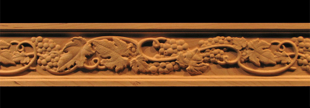 Frieze Moulding - Tuscan Grapes and Vines