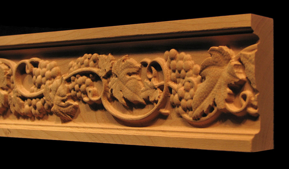 Frieze Moulding - Tuscan Grapes and Vines