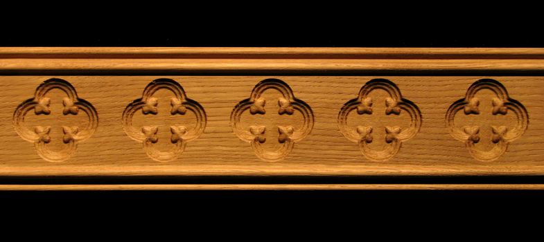 Moulding - Gothic Quatrefoil Florets