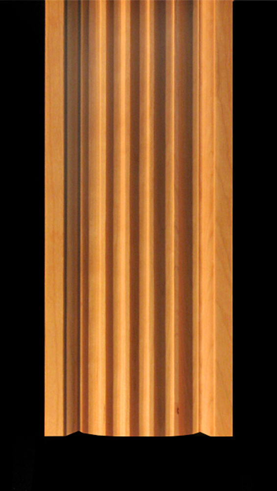 Pilaster - Fluted, Rounded