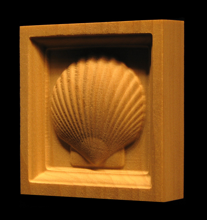 Corner Block - Scallop Shell