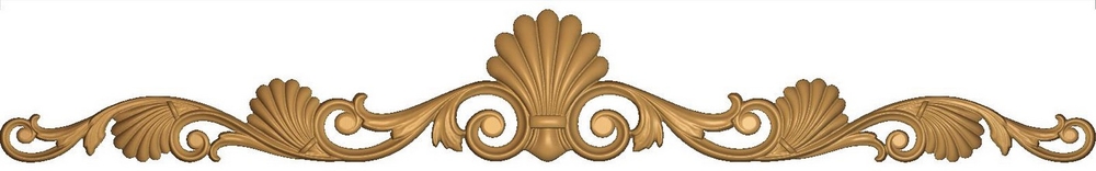 Onlay -Jubilee Shell with Scrollwork