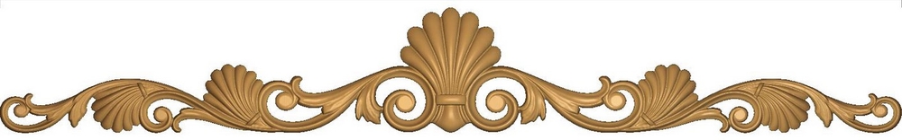 Onlay -Jubilee Shell with Scrollwork