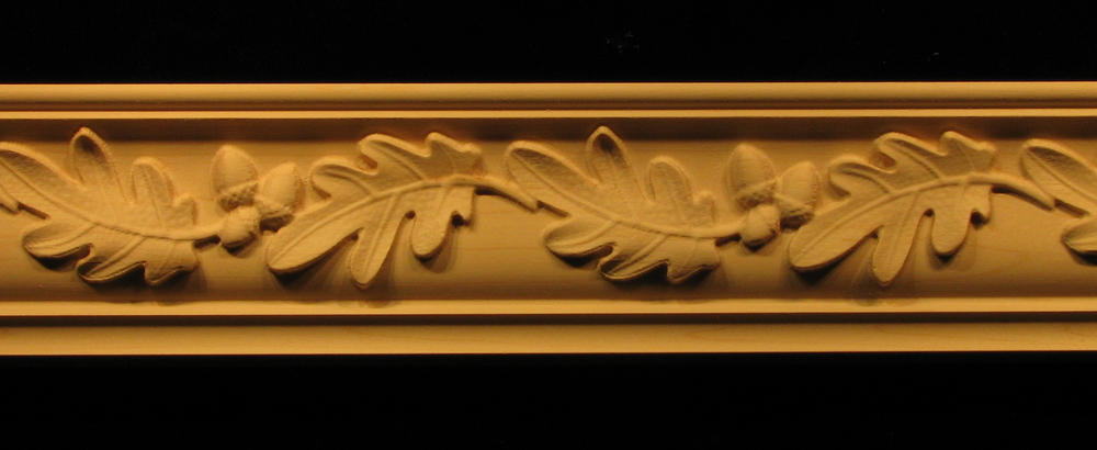 Crown Molding - Acorns and Oak Leaves