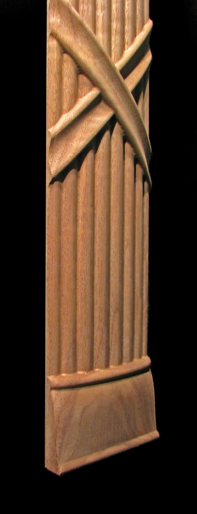 Pilaster -Reed and Ribbon