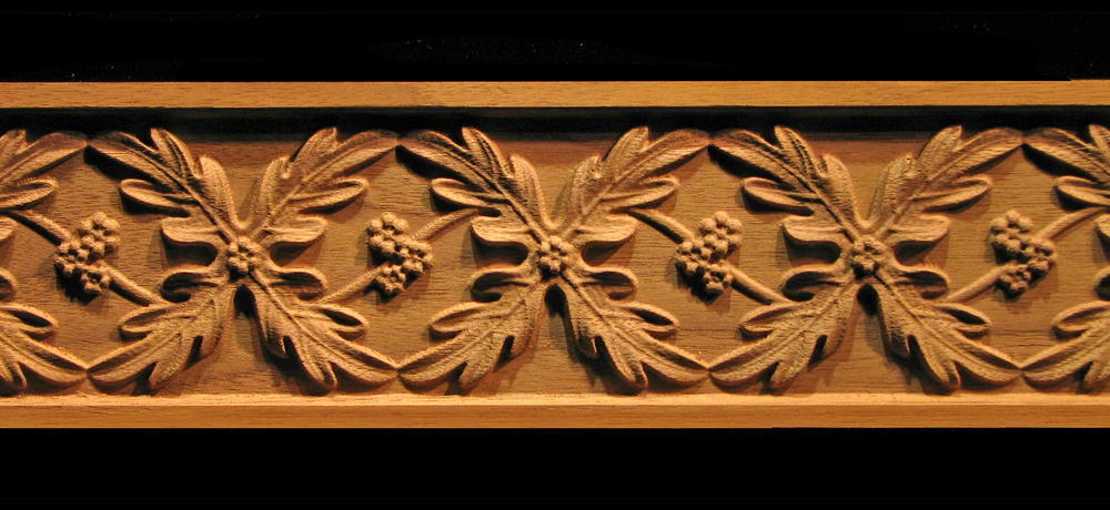 Frieze Moulding - Oak Leaves Weave