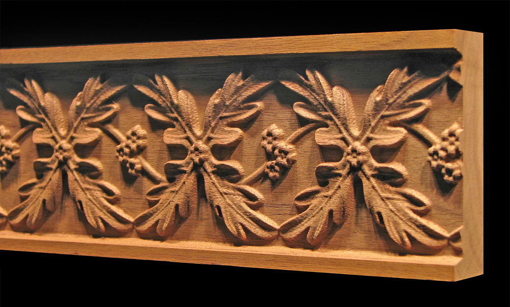 Frieze Moulding - Oak Leaves Weave