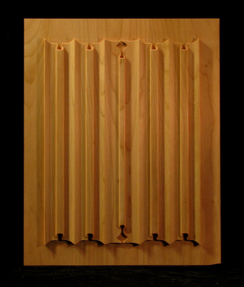 Panel - Linenfold (Folded Linen) Carving