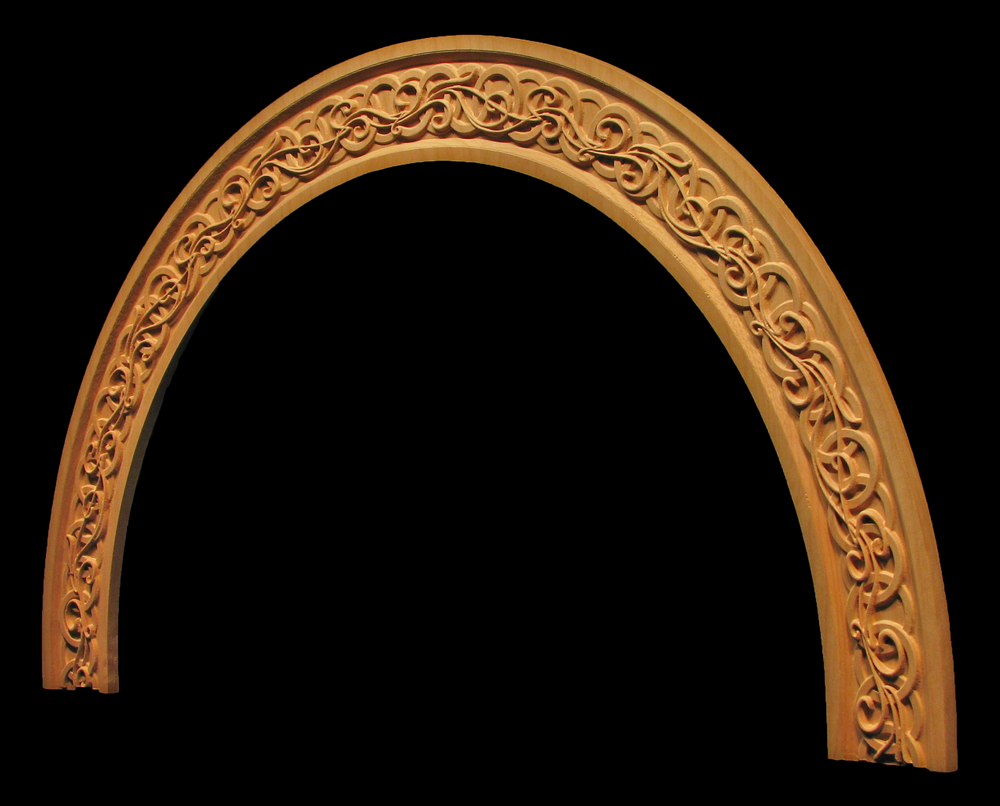 Arched Window Frieze - Celtic Nouveau | Window, Door, and Ceiling Trim