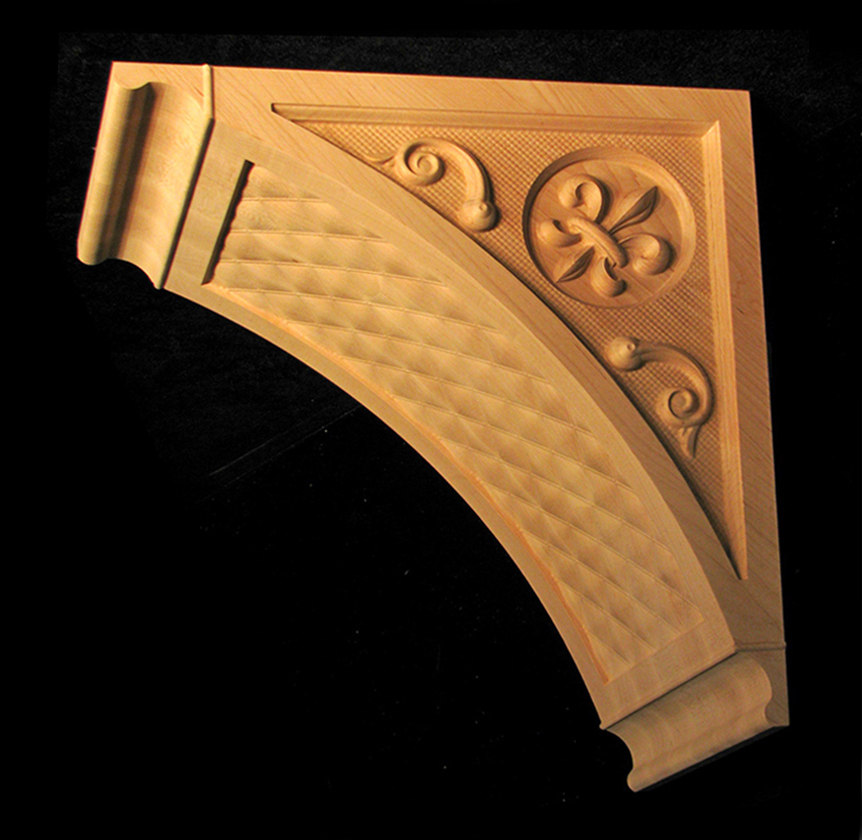 Corbel - Fleur de Lis - Large | Corbels , Brackets, and Plinths
