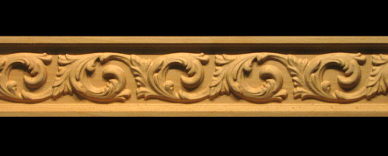 Frieze Moulding - Acanthus Flourish