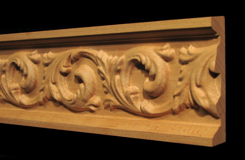 Frieze Moulding - Acanthus Flourish