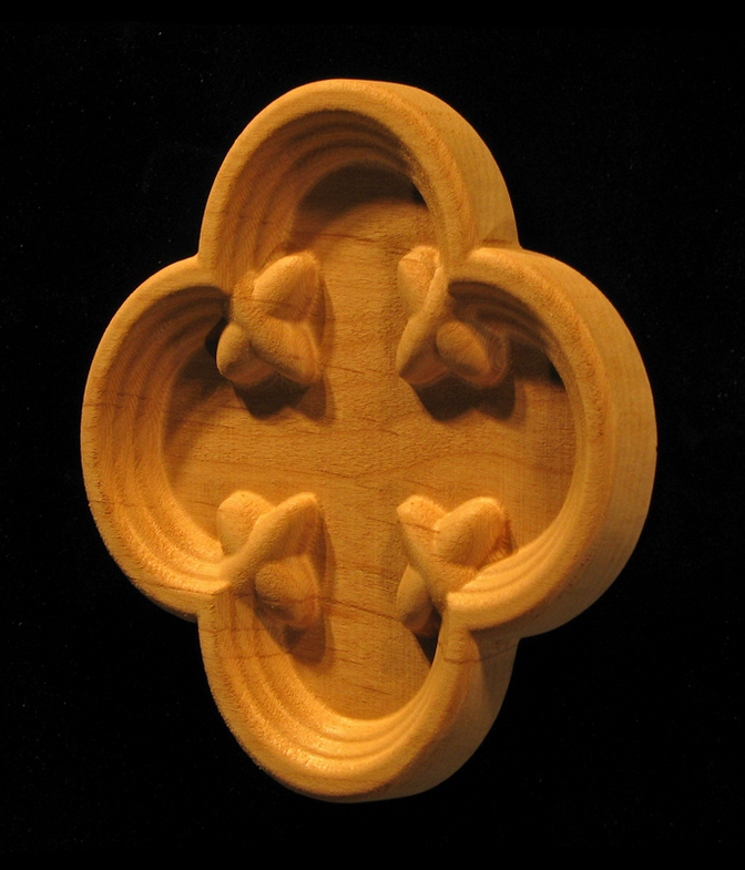 Onlay  - Gothic Quatrefoil