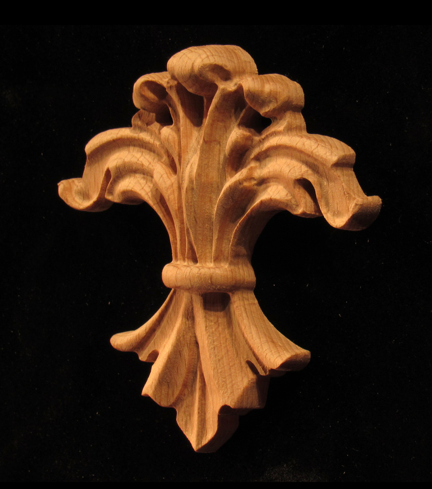 Onlay - Acanthus with Ribbon