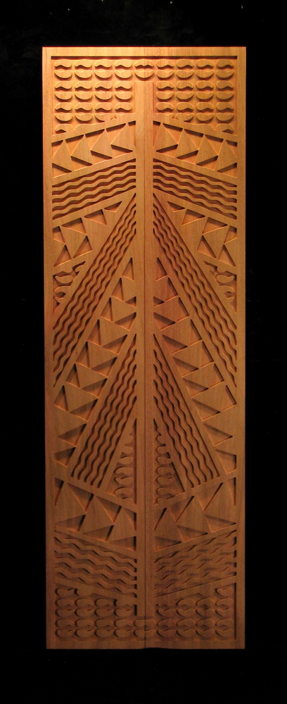 Kappa carving style panel