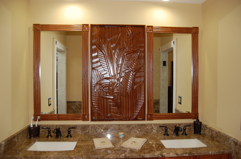 Bird of Paradise Bathroom | Cabinetry and Doors